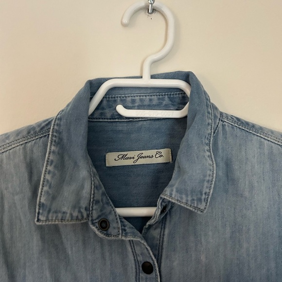 Maui Jeans Co. Light Blue Denim Shirt - Picture 2 of 4